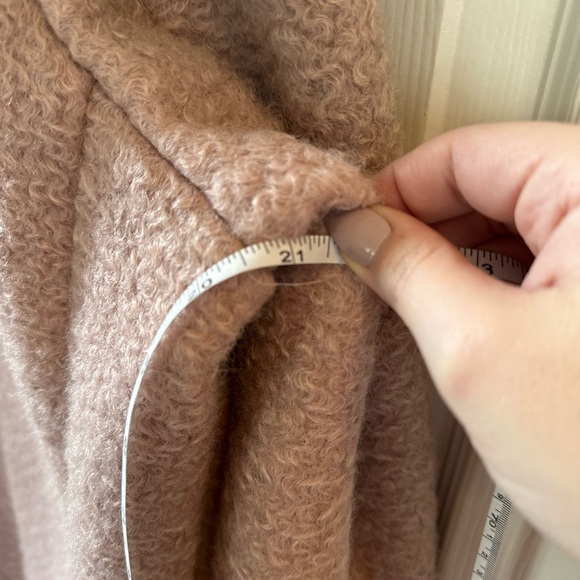 NWT Old Navy long, wool coat - Picture 6 of 7